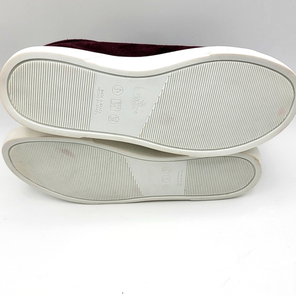 Marc Joseph Metropolitan Sneaker in Wine Suede and Glitter. Size 6. S1042 - Picture 5 of 5